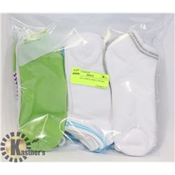 9 PACK OF LADIES ANKLE SOCKS