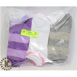 9 PACK OF LADIES ANKLE SOCKS