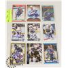 Image 1 : EDMONTON OILERA AUTOGRAPHED 9 CARD LOT