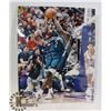 Image 1 : LARRY JOHNSON SIGNED CHARLOTTE HORNETS PHOTO