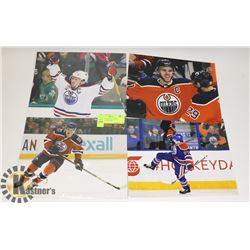 LOT OF 4 CONOR MCDAVID EDMONTON OILERS