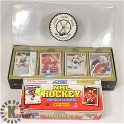 TWO BOXES OF HOCKEY CARDS