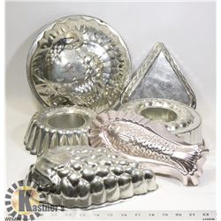 LOT OF ALUMINUM MOLDS