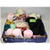 Image 1 : FLAT OF ASSORTED YARN