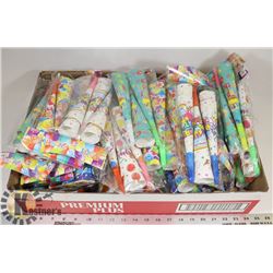 BOX OF BIRTHDAY PARTY HORNS