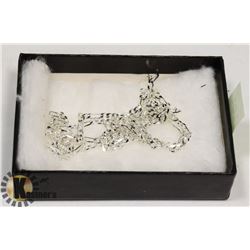 925 STERLING SILVER ITALY FIGARO NECKLACE