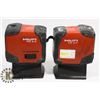 Image 1 : LOT OF 2 LASER LEVELS BY HILTI PM2-P