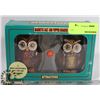 Image 1 : OWL SHAPE MAGNETIC SALT AND PEPPER SHAKERS
