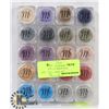 Image 1 : FLAT OF 20 ASSORTED MICABELLA SHIMMER POWDER