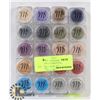 Image 1 : FLAT OF 20 ASSORTED MICABELLA SHIMMER POWDER