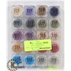 Image 1 : FLAT OF 20 ASSORTED MICABELLA SHIMMER POWDER