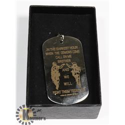 'WHEN THE DEMONS COME' 316L STAINLESS