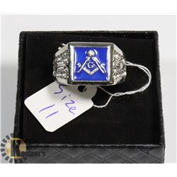 MENS MASONIC RING SIZE 11