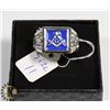 Image 1 : MENS MASONIC RING SIZE 11