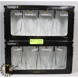 8 GUINNESS 20-OZ GLASSES