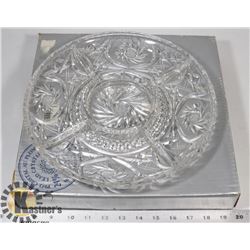 LEAD CRYSTAL MOUTH BLOWN HAND CUT