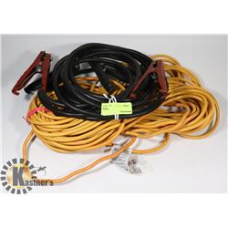 BOOSTER CABLES SOLD WITH EXTENSION CORD