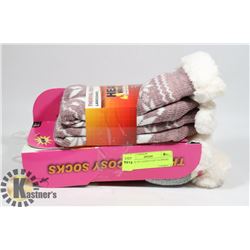 2 PACK OF LADIES COZY SLIPPERS