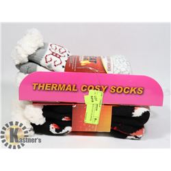 2 PACK OF LADIES COZY SLIPPERS