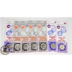 LOT OF 6  HOCKEY DOLLARS: INCLUDES WAYNE GRETZKY