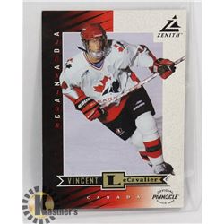 VINCENT LECAVALIER ZENITH 5X7 UNOPENED ROOKIE CARD