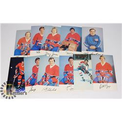 MONTREAL CANADIENS POSTCARD LOT: INCLUDES