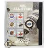 Image 1 : NHL ALL STARS STAMPS (BELIVEAU, HULL SAWCHUK)