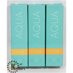 3 BOTTLES OF 0MG NICOTINE 60ML PER BOTTLE OF AQUA