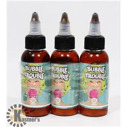 3 BOTTLES OF 6MG NICOTINE 30ML PER BOTTLE OF