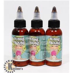3 BOTTLES OF 6MG NICOTINE 30ML PER BOTTLE OF