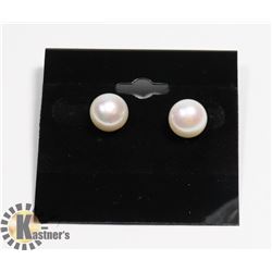 #171- FRESH WATER PEARL EARRINGS/ 9mm