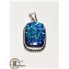 Image 1 : #97- AUSTRALIAN TRIPLE OPAL PENDANT