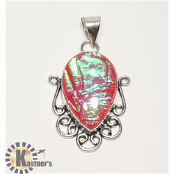#109- AUSTRALIAN TRIPLE OPAL PENDANT