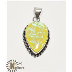 #110- AUSTRALIAN TRIPLE OPAL PENDANT