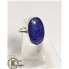 Image 1 : #136- LAPIS LAZULI RING SIZE 7.5