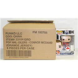 LOT OF 6 FUNKO POPS: NHL OILERS CONNOR MC DAVID