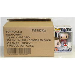 LOT OF 6 FUNKO POPS: NHL OILERS CONNOR MC DAVID