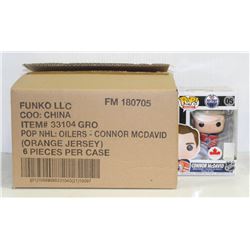 LOT OF 6 FUNKO POPS: NHL OILERS CONNOR MC DAVID