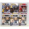 Image 1 : LOT OF 6 ASSORTED FUNKO POPS: SPORTS VARIETY PACK-
