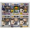 Image 1 : LOT OF 6 ASSORTED FUNKO POPS: SPORTS VARIETY PACK-