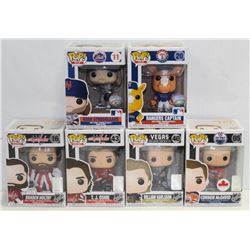 LOT OF 6 ASSORTED FUNKO POPS: SPORTS VARIETY PACK-