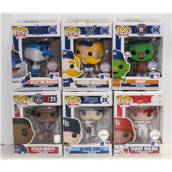 LOT OF 6 ASSORTED FUNKO POPS: SPORTS VARIETY PACK-