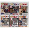 Image 1 : LOT OF 6 ASSORTED FUNKO POPS: SPORTS VARIETY PACK-