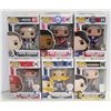 Image 1 : LOT OF 6 ASSORTED FUNKO POPS: SPORTS VARIETY PACK-