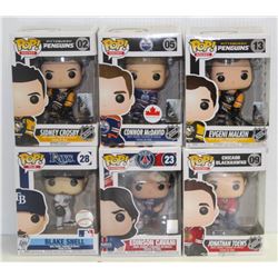 LOT OF 6 ASSORTED FUNKO POPS: SPORTS VARIETY PACK-