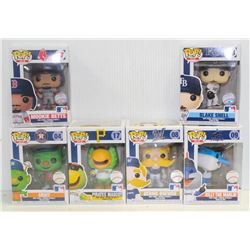 LOT OF 6 ASSORTED FUNKO POPS: MLB VARIETY PACK-