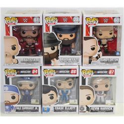 LOT OF 6 ASSORTED FUNKO POPS: SPORTS VARIETY PACK-