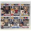 Image 1 : LOT OF 6 ASSORTED FUNKO POPS: SPORTS VARIETY PACK-
