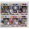Image 1 : LOT OF 6 ASSORTED FUNKO POPS: MLB VARIETY PACK-