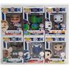 Image 1 : LOT OF 6 ASSORTED FUNKO POPS: MLB MASCOTS VARIETY